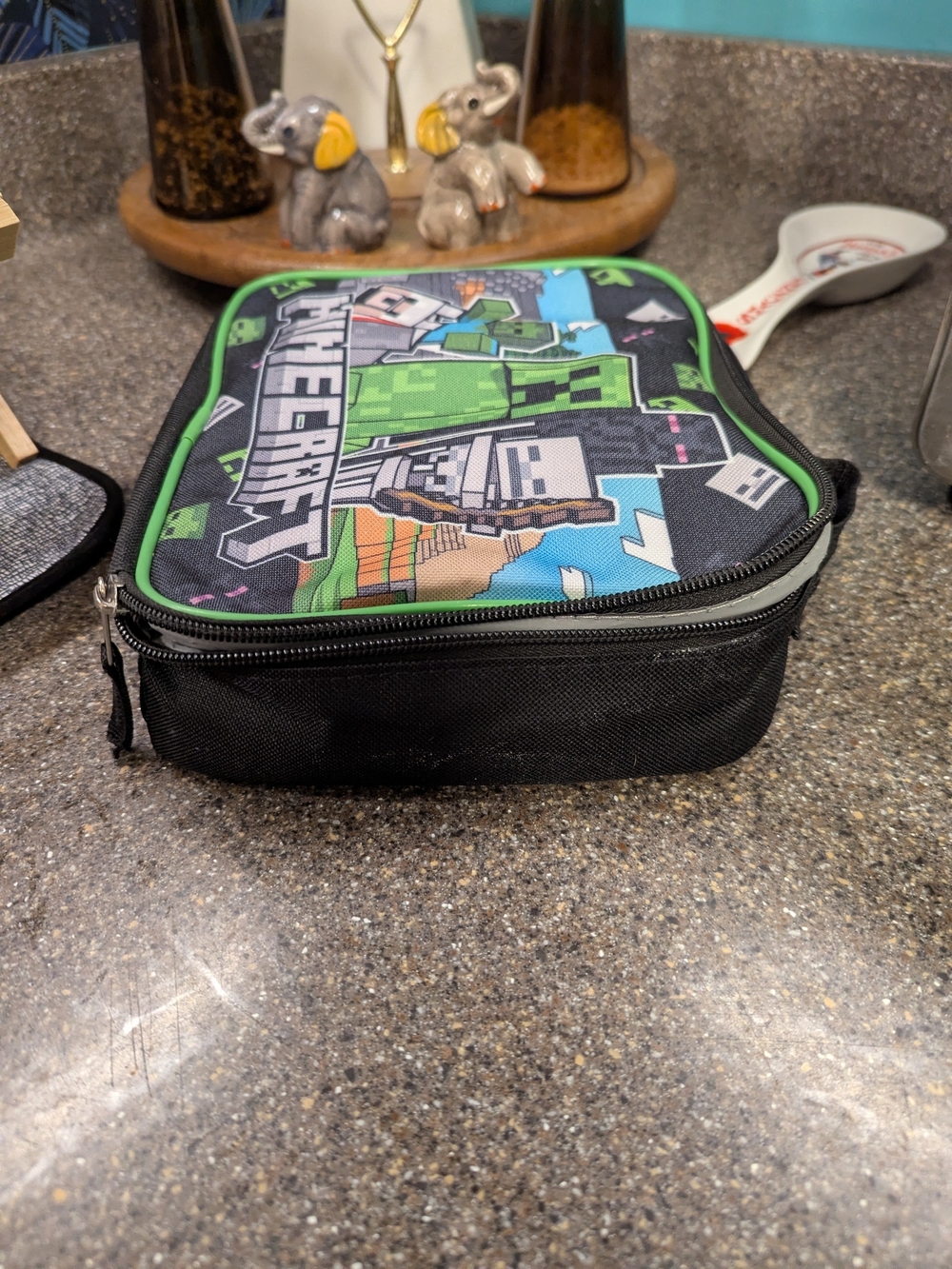 Mine Craft Theme Insulated Lunch Tote - Picture 9 of 12